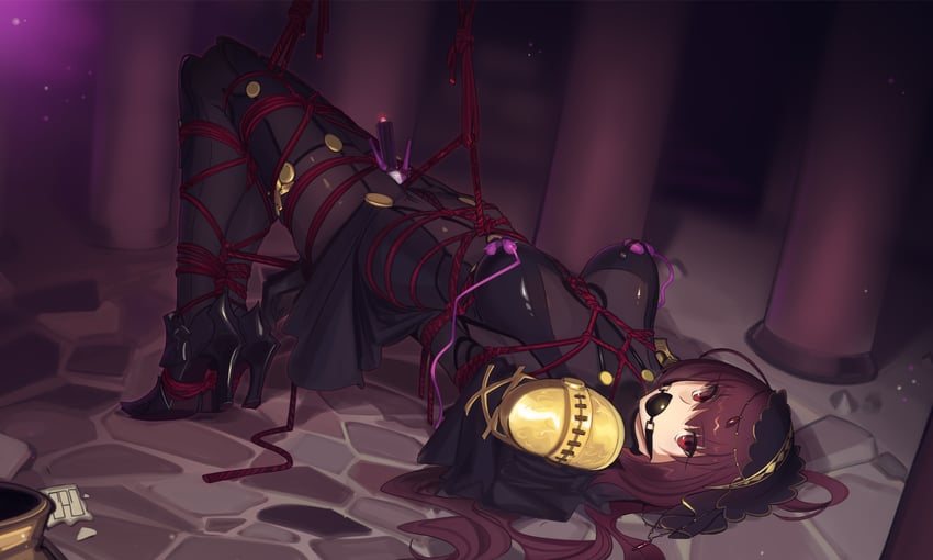 scathach (fate and 1 more) drawn by cad_(caddo)