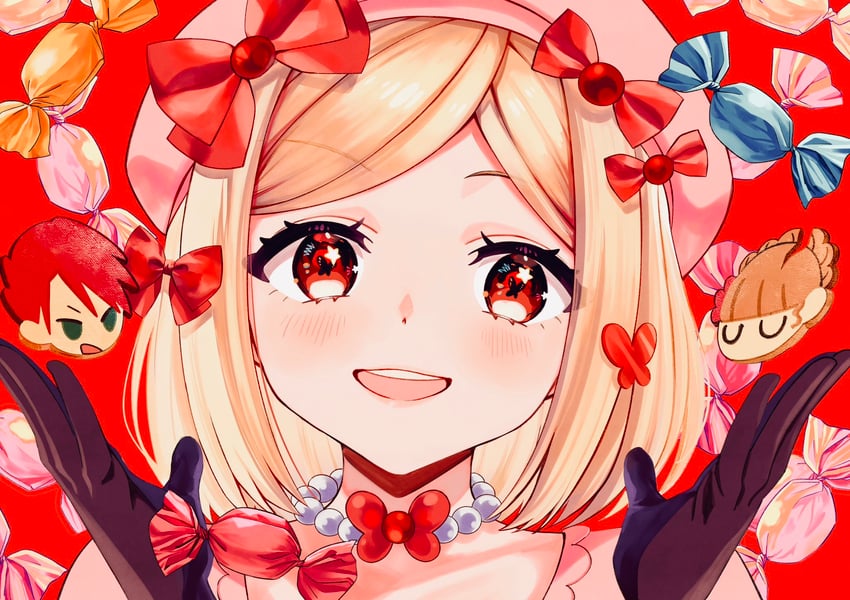 beatrice, ushiromiya battler, and lambdadelta (umineko no naku koro ni) drawn by suidousui