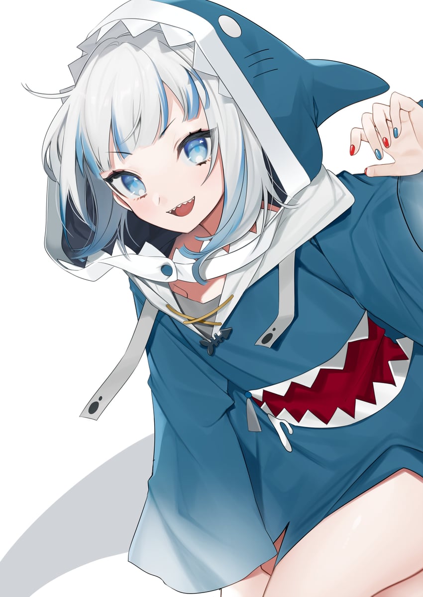 gawr gura (hololive and 1 more) drawn by daimaou_ruaeru