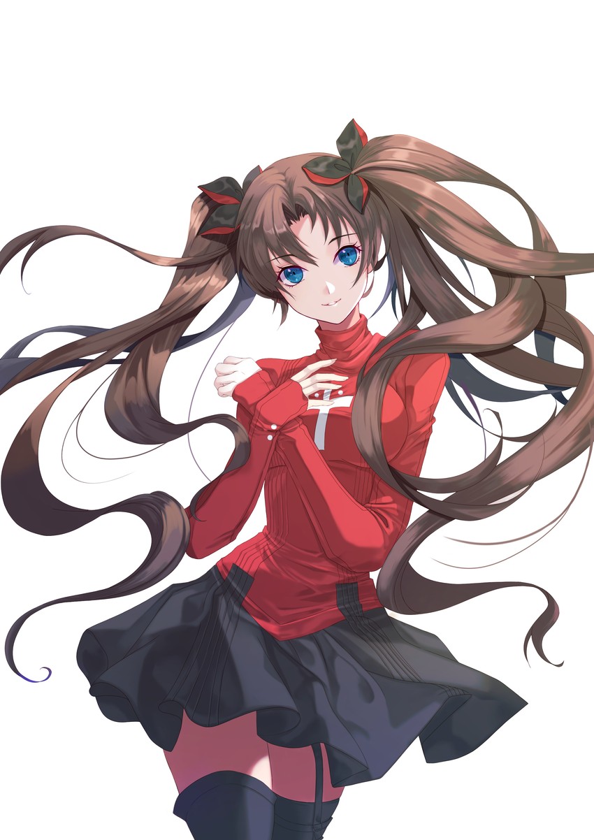 tohsaka rin (fate and 1 more) drawn by chicken_(dalg-idalg)