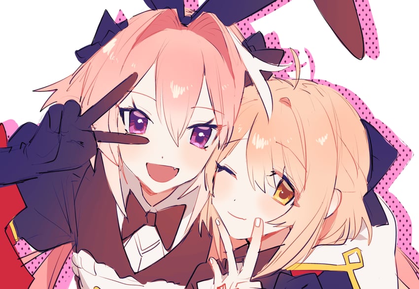astolfo and liss meier (original and 2 more) drawn by koyashaka