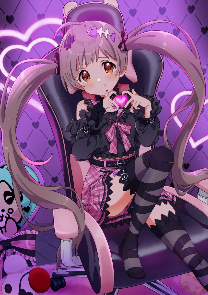 hakozaki serika (idolmaster and 2 more) drawn by goma_konbu