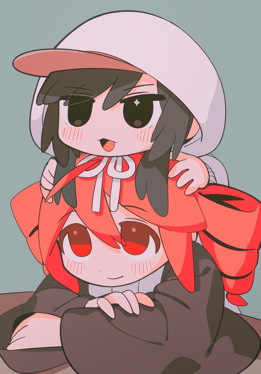 kasane teto and kaai yuki (vocaloid and 2 more) drawn by inemuri_(jdq5e)