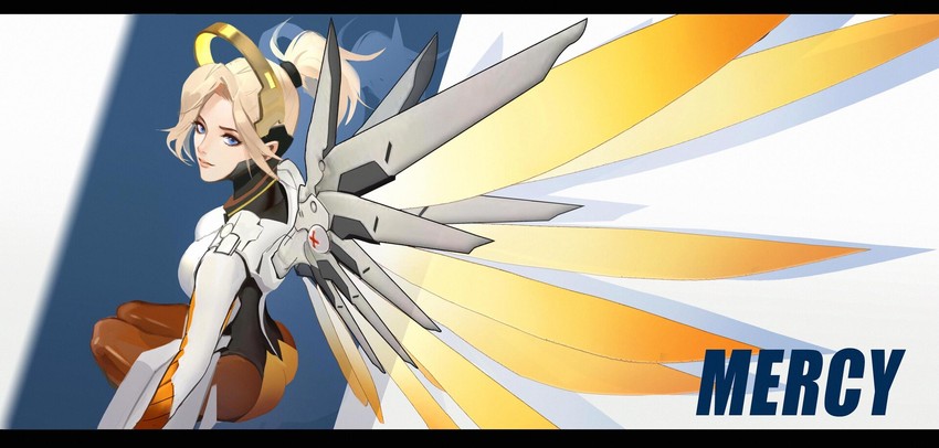 mercy (overwatch and 1 more) drawn by mila_(735748802)