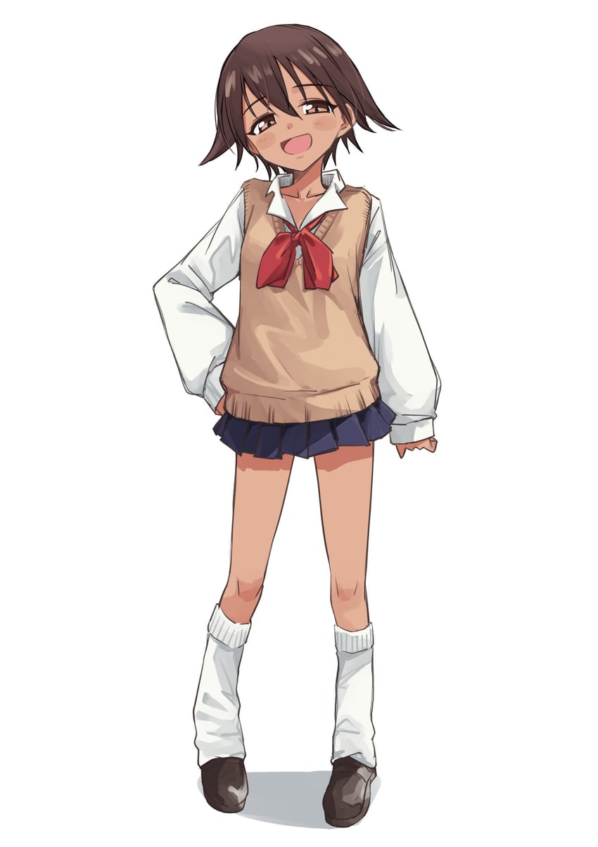 miyafuji yoshika (world witches series and 1 more) drawn by momendoufu