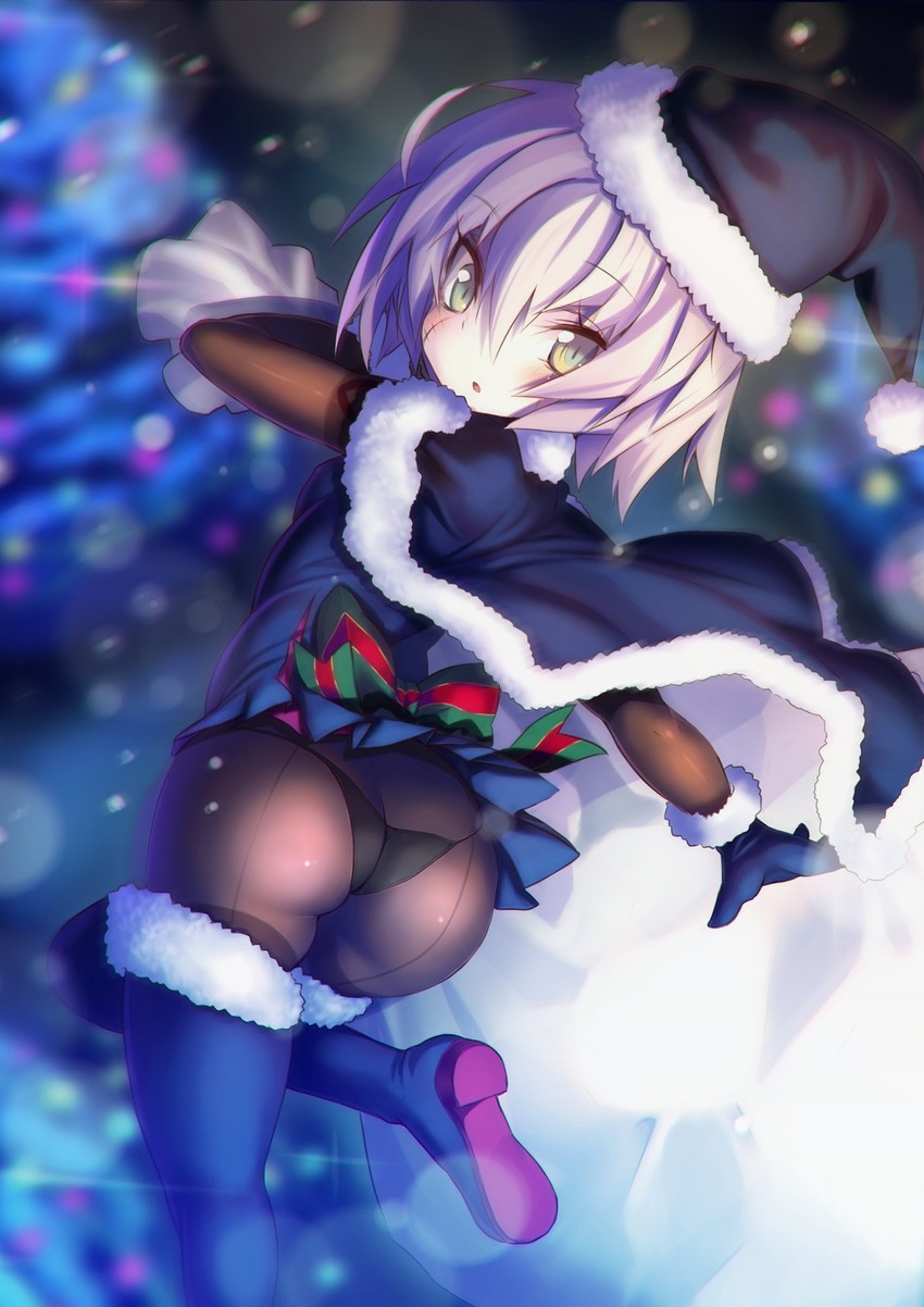 artoria pendragon, saber alter, jack the ripper, and santa alter (fate and 1 more) drawn by armadillon