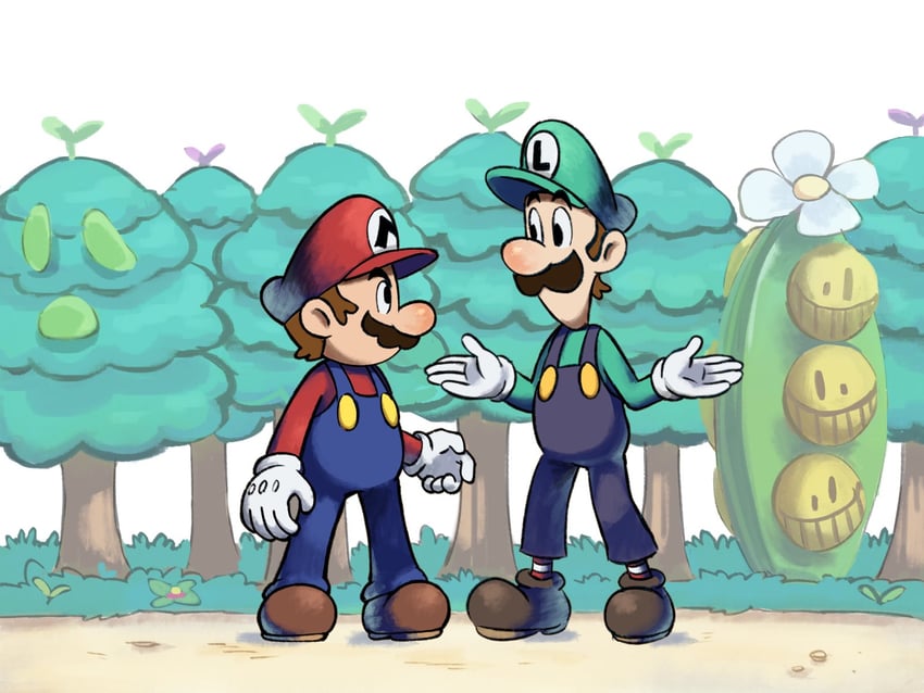 mario and luigi (mario and 2 more) drawn by mari_luijiroh
