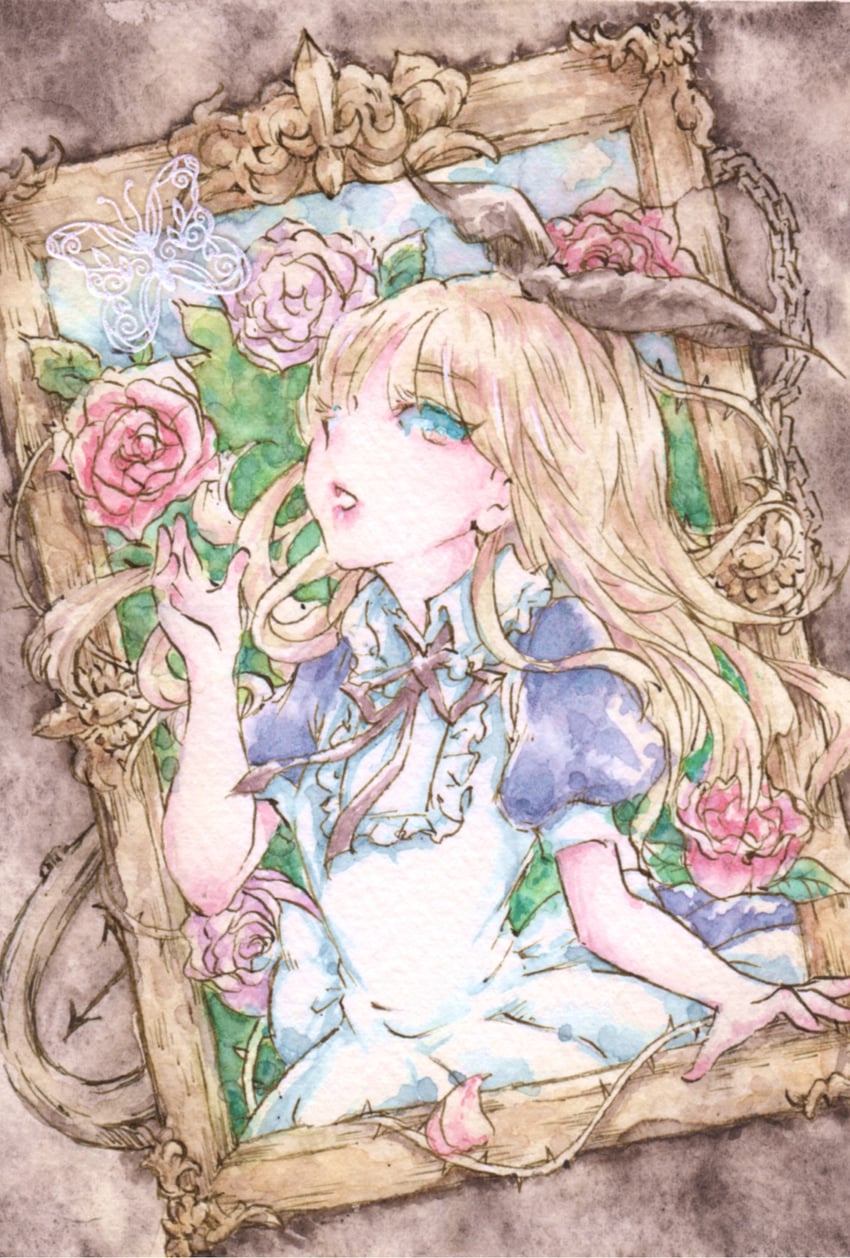 alice (alice's adventures in wonderland) drawn by tpamjdsta_(usatokurasu)