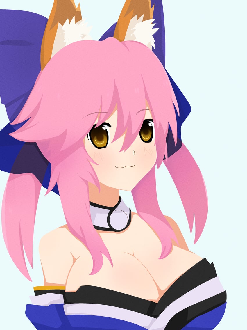 tamamo and tamamo no mae (fate and 4 more) drawn by orbiculare