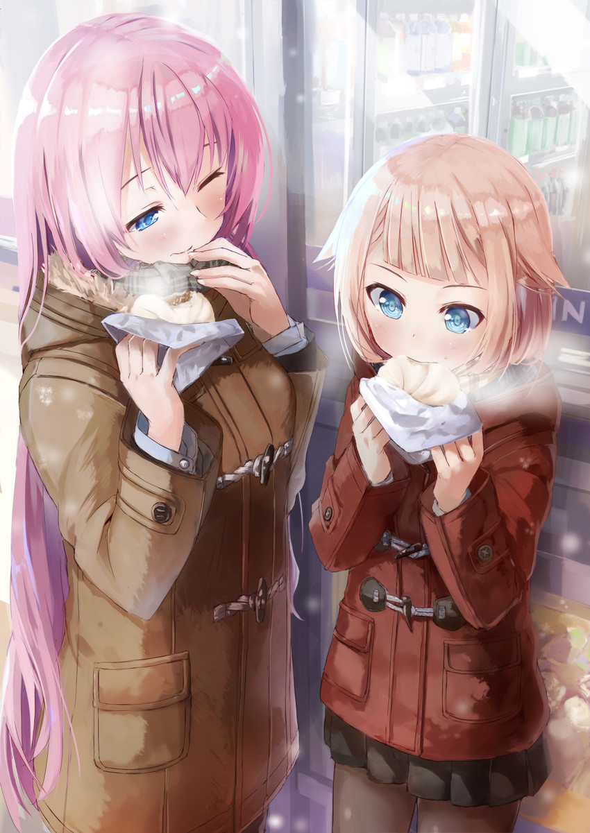 megurine luka and one (vocaloid and 1 more) drawn by daidou_(demitasse)