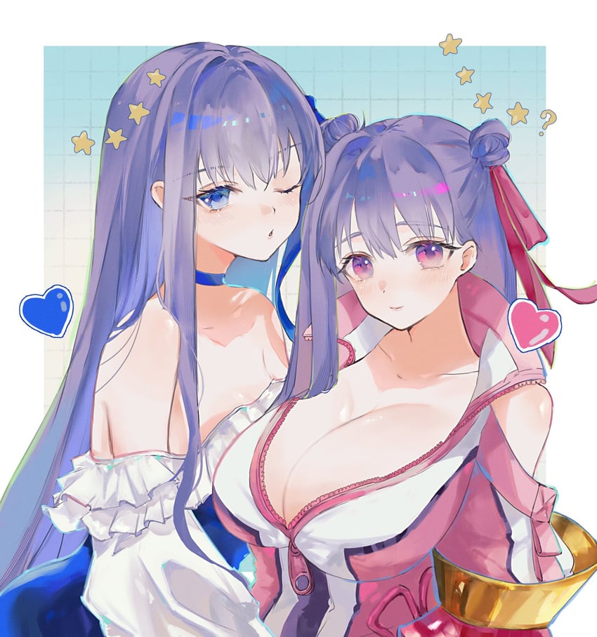 meltryllis and passionlip (fate and 1 more) drawn by nigiri