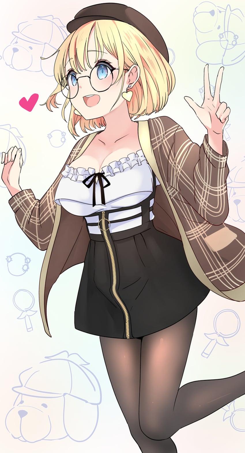 watson amelia and bubba (hololive and 1 more) drawn by h2o_(ddks2923)