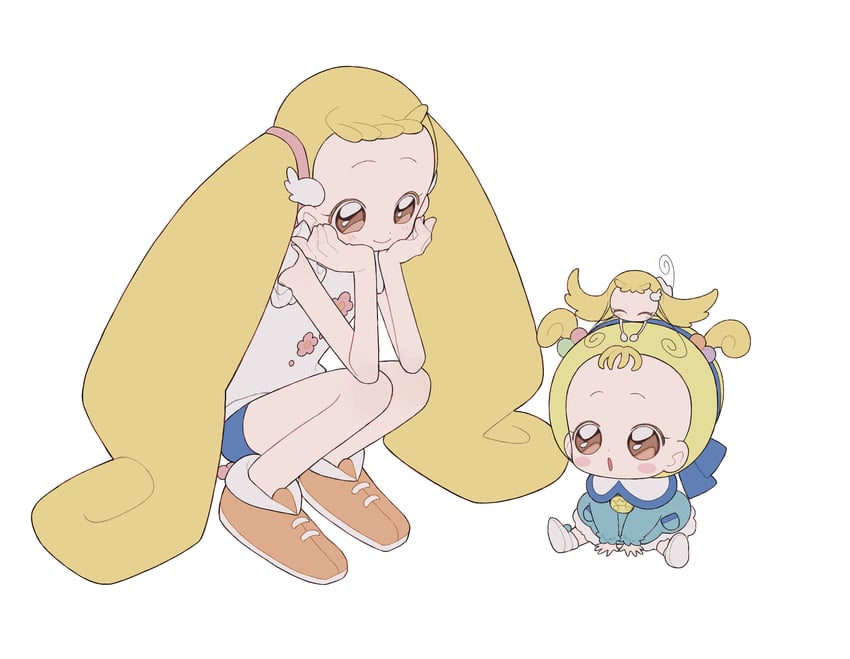 makihatayama hana and toto (ojamajo doremi) drawn by ao_(ao0_0nemu)