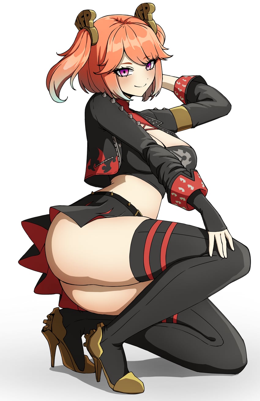 takanashi kiara and burnice white (hololive and 2 more) drawn by daydarion