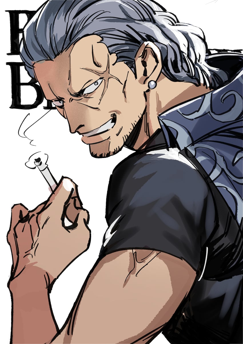 benn beckman (one piece) drawn by santagawa