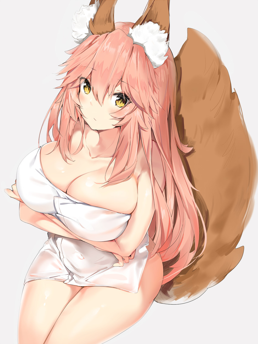 tamamo and tamamo no mae (fate and 1 more) drawn by silver_(chenwen)