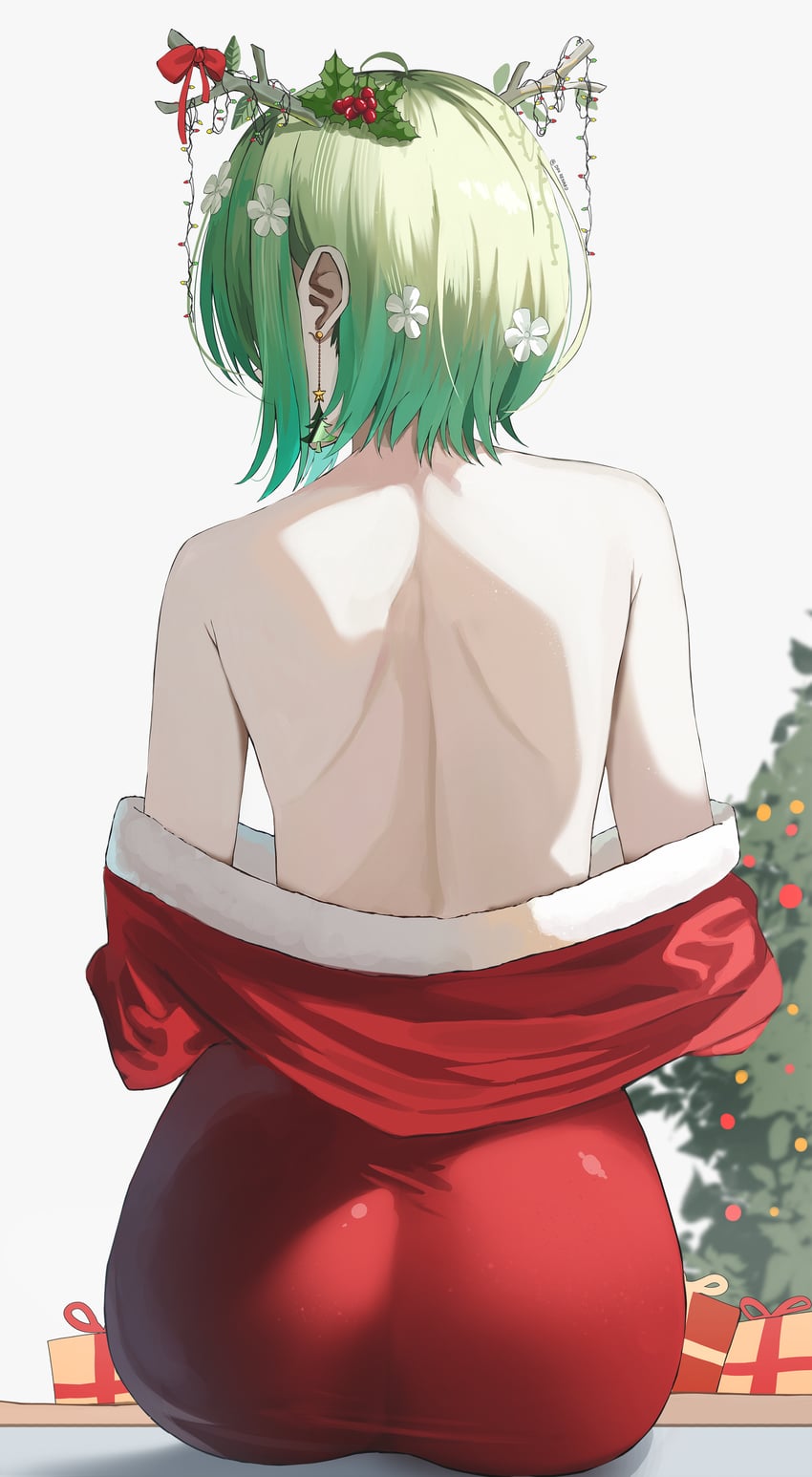 ceres fauna (hololive and 1 more) drawn by dra_renard