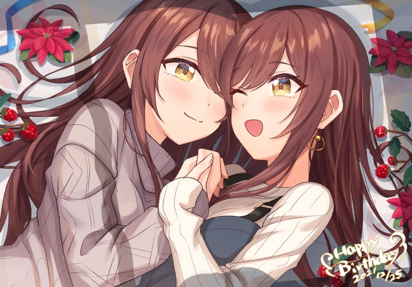 osaki amana and osaki tenka (idolmaster and 1 more) drawn by kurageso
