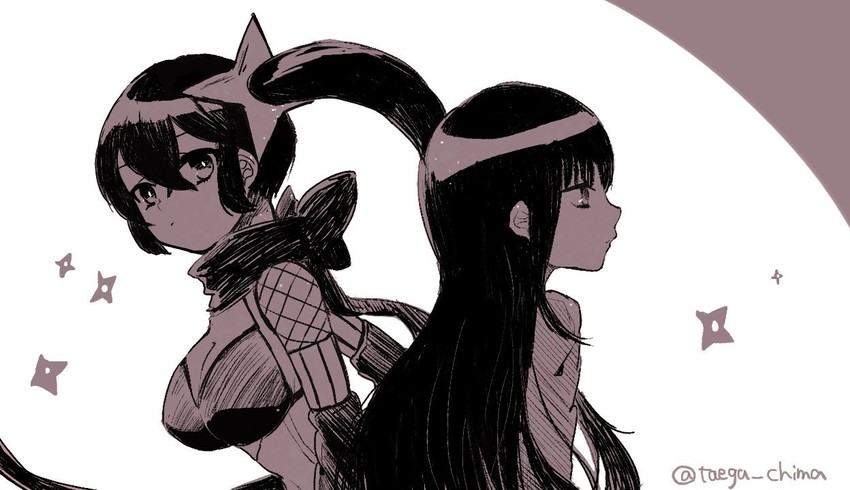 ripple and sazanami kano (mahou shoujo ikusei keikaku) drawn by taega_chima