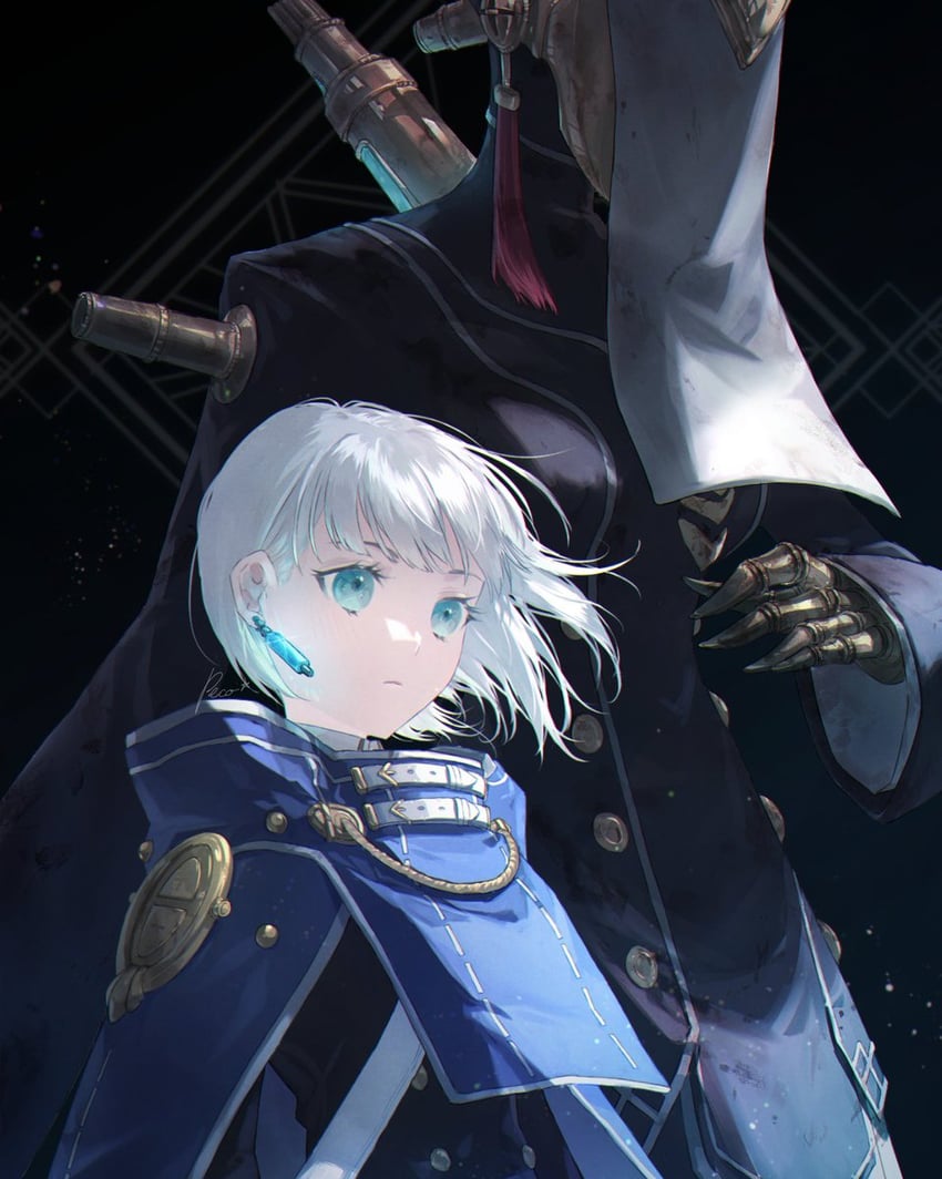 lilac and nola (ender lilies quietus of the knights and 1 more) drawn by peco_(ppeco0)