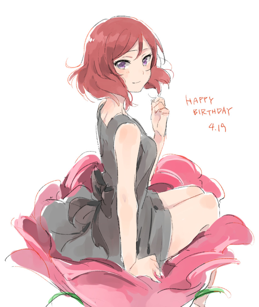 nishikino maki (love live! and 1 more) drawn by musshu_(omu001)