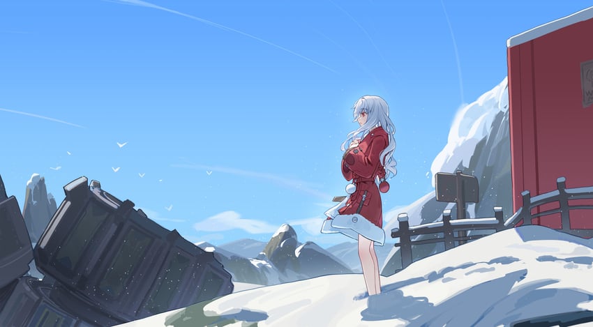 clara (honkai and 1 more) drawn by cotta_(heleif)