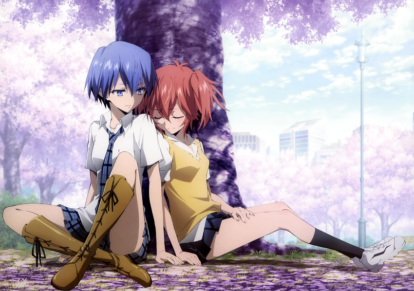 ichinose haru and azuma tokaku (newtype and 1 more) drawn by ide_naomi
