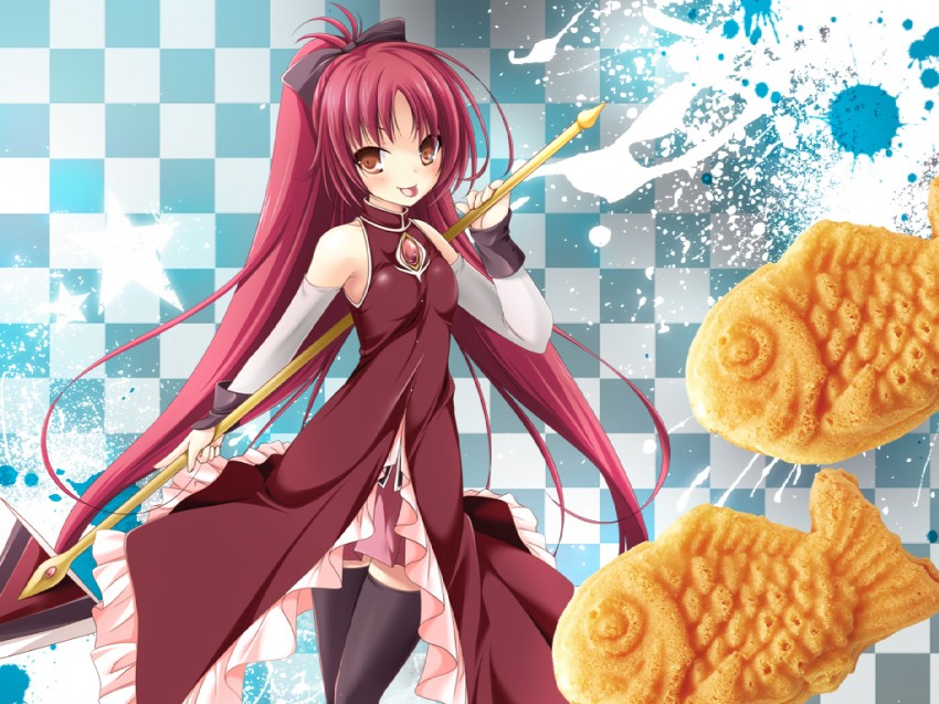 sakura kyoko (mahou shoujo madoka magica) drawn by sakura_rio