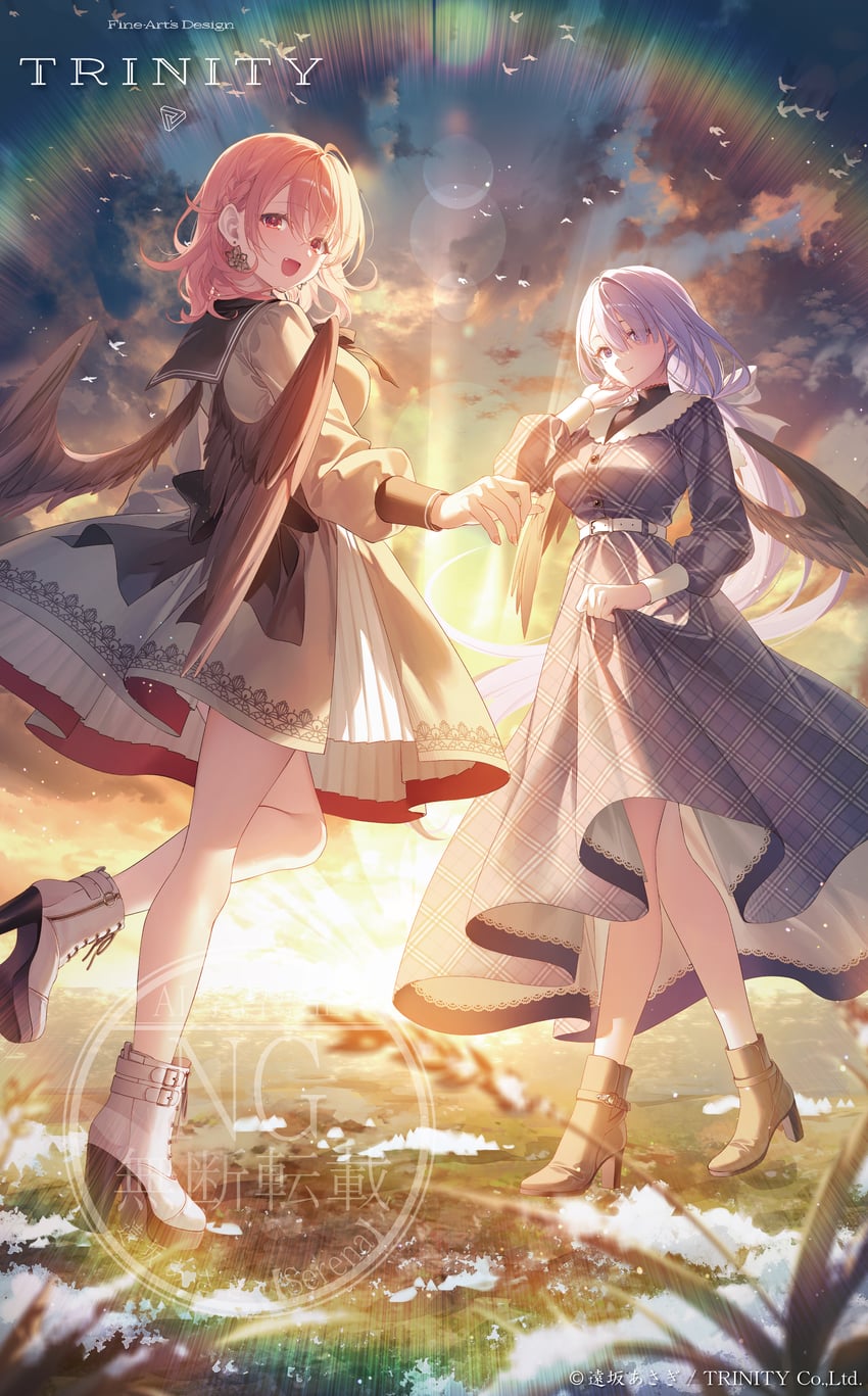 lily and leila (original) drawn by toosaka_asagi