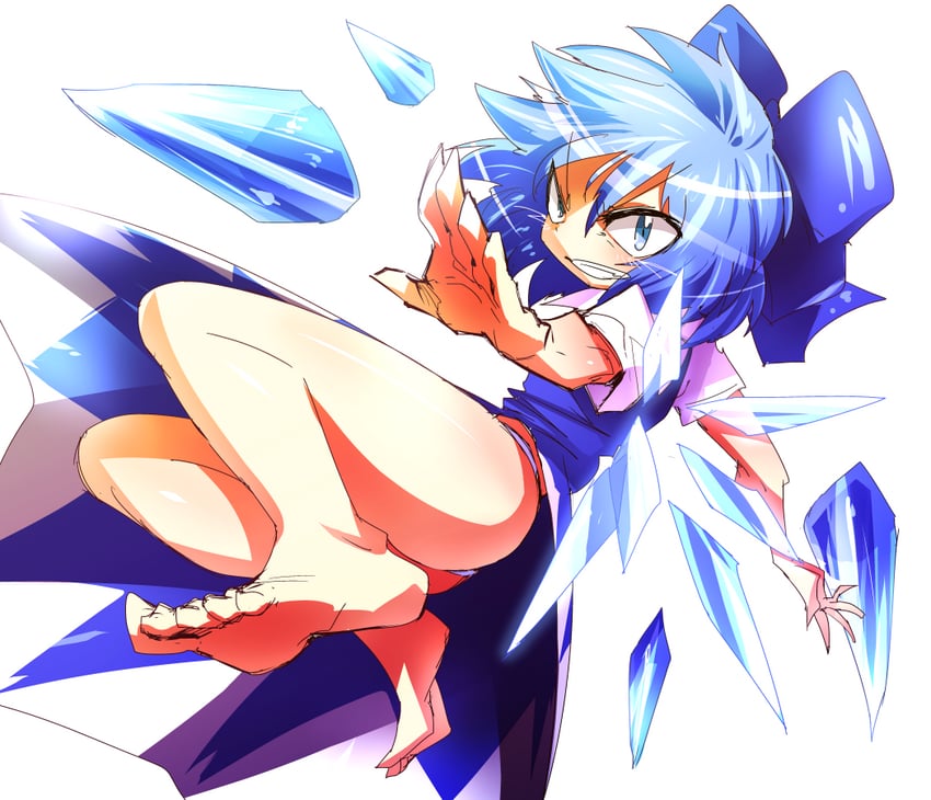 cirno (original and 1 more) drawn by shimizu_pem