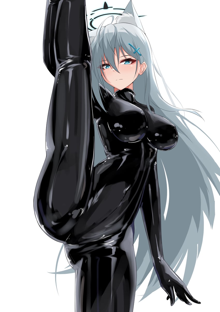 shiroko and shiroko terror (blue archive) drawn by hiuyec