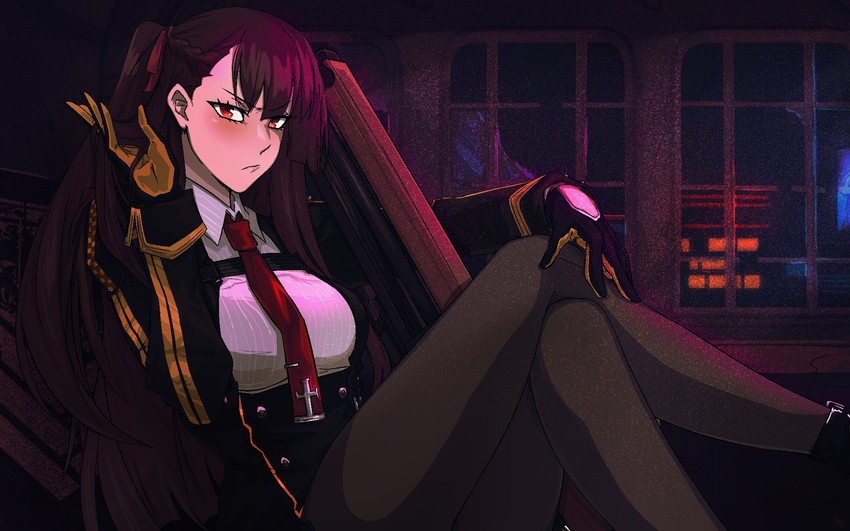 wa2000 (girls' frontline) drawn by kamuify