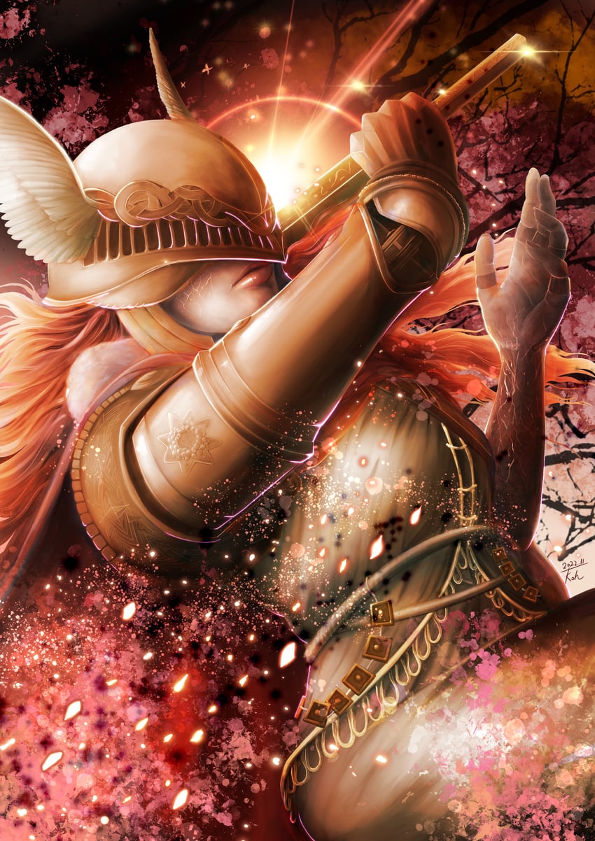 malenia blade of miquella (elden ring) drawn by kou_yoshikawa