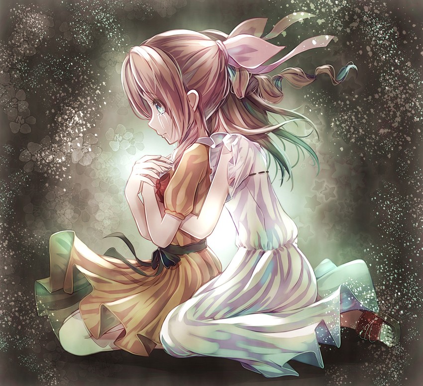 tifa lockhart and aerith gainsborough (final fantasy and 1 more) drawn by mirrorclew