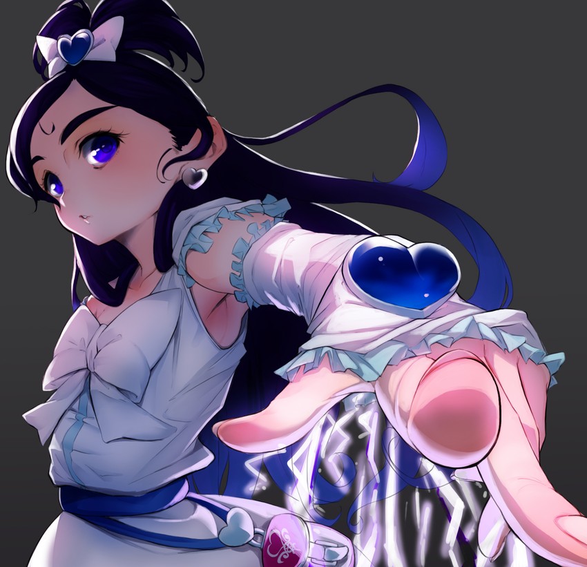 yukishiro honoka and cure white (precure and 1 more) drawn by rikito1087
