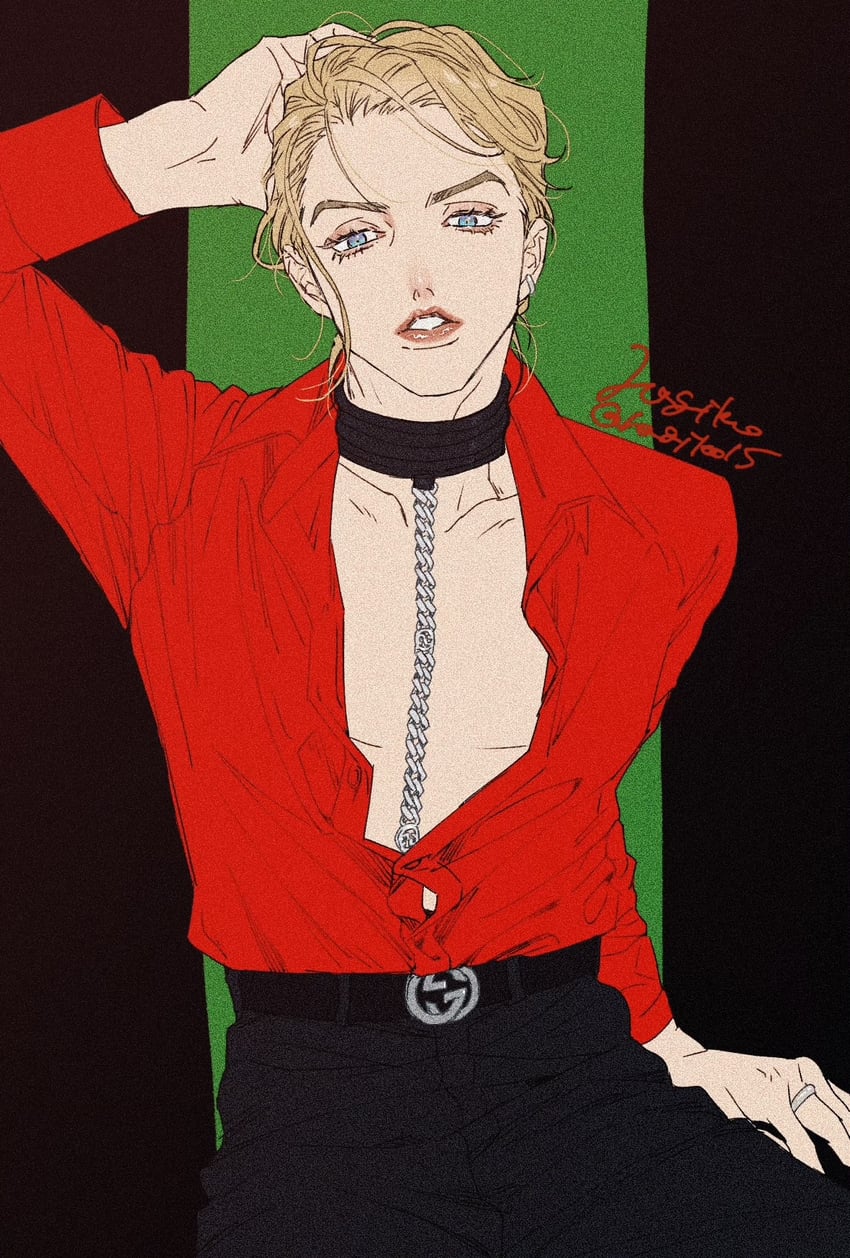 prosciutto (jojo no kimyou na bouken and 1 more) drawn by hagiko15