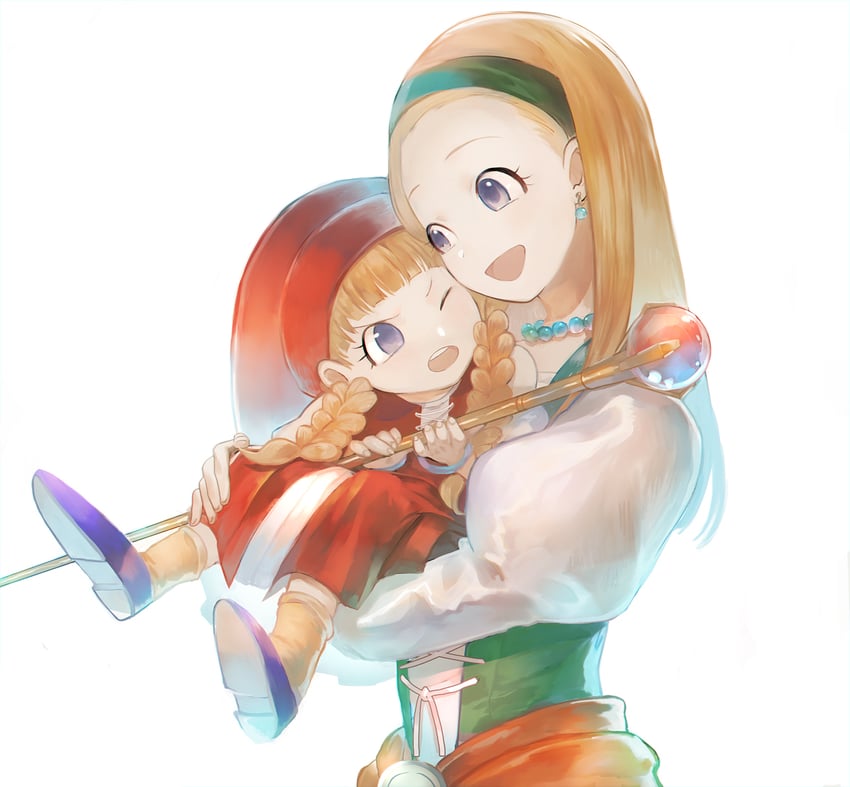 veronica and senya (dragon quest and 1 more) drawn by kojijima