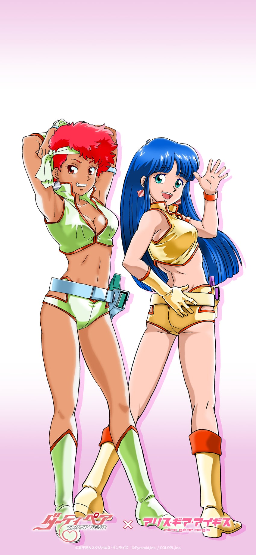 yuri and kei (alice gear aegis and 1 more)