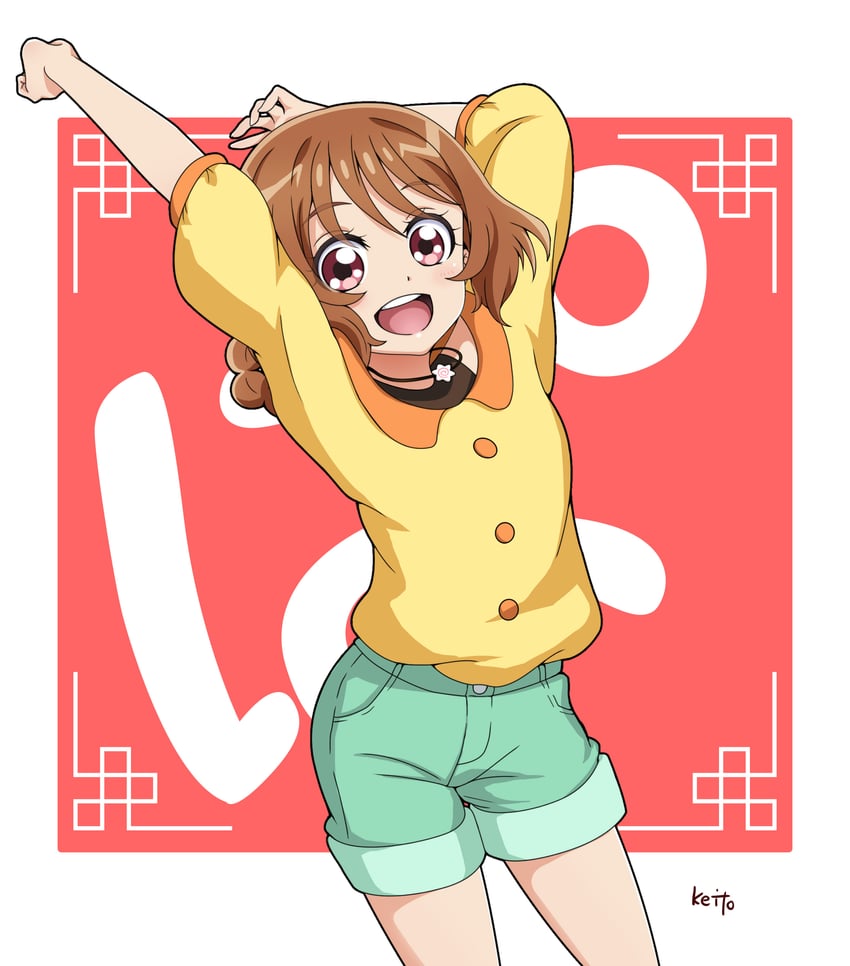 hanamichi ran (precure and 1 more) drawn by sakuragawa3710