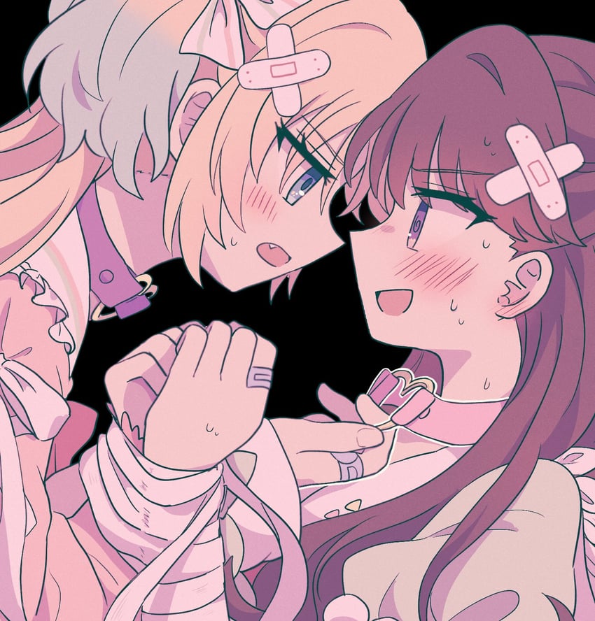 fujishima megumi and osawa rurino (love live! and 1 more) drawn by watage_modoki