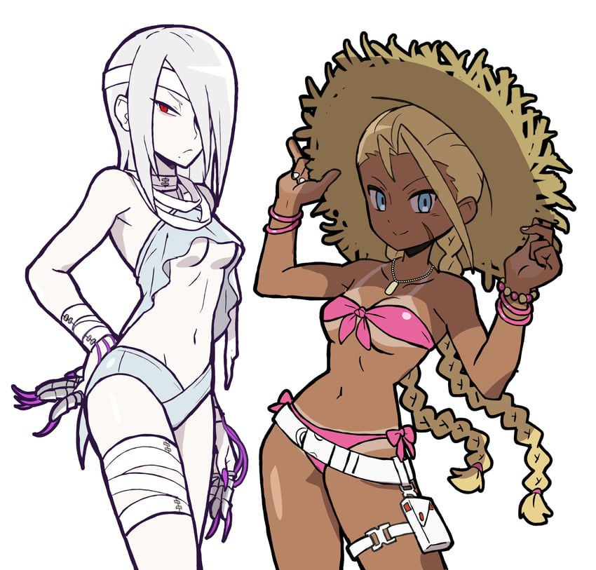 cammy white and a.k.i. (street fighter and 1 more) drawn by sach56000