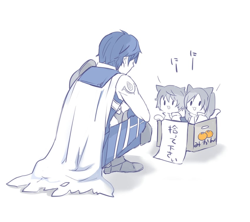 female robin, male robin, and chrom (fire emblem and 1 more) drawn by puni_y_y