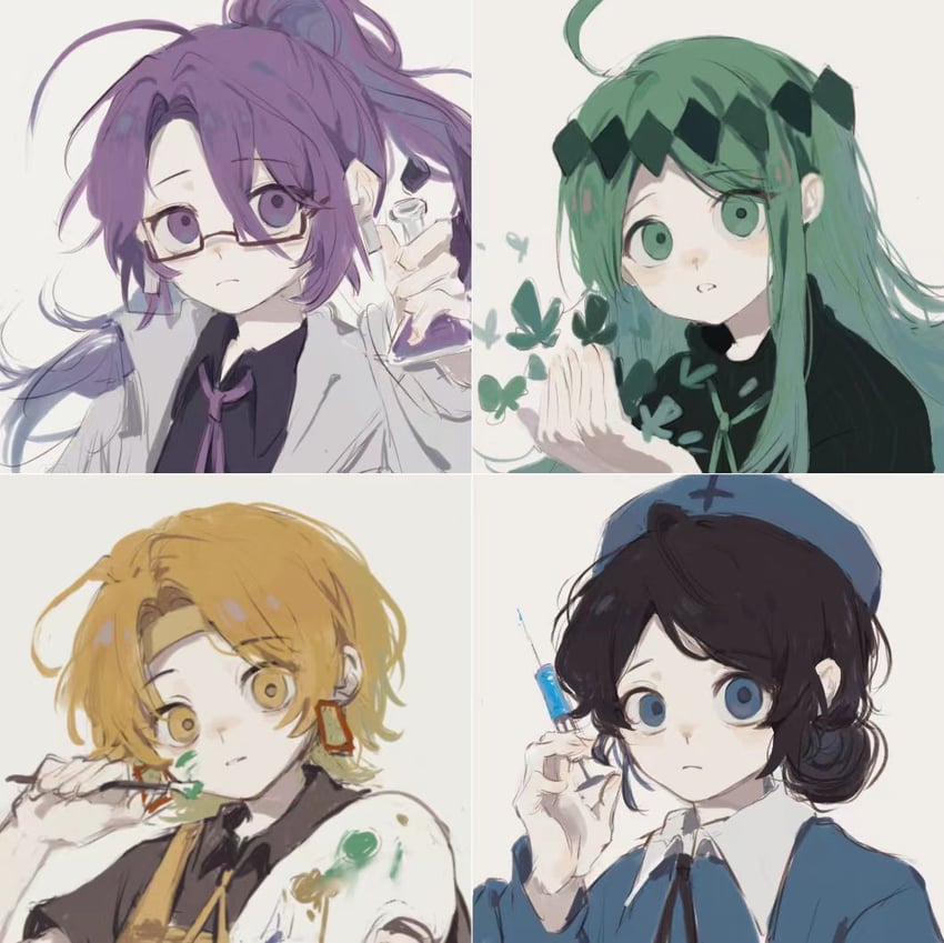 logician, mediator, adventurer, and defender (16personalities) drawn by 5425980965