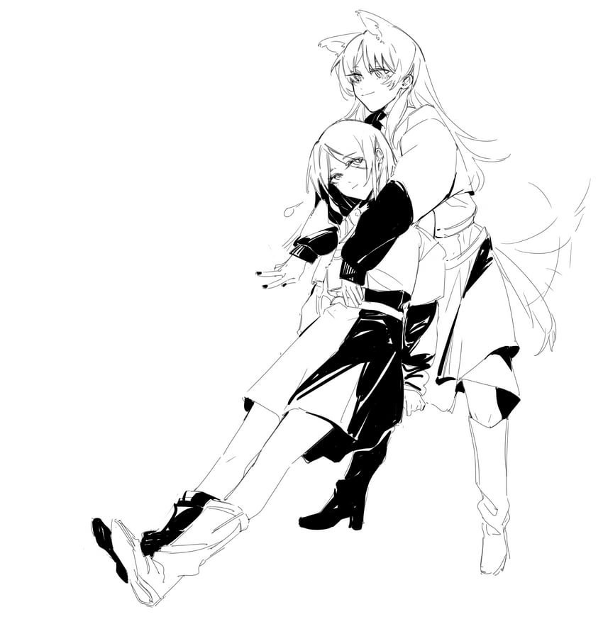chihaya anon and nagasaki soyo (bang dream! and 1 more) drawn by e-fa-dorn