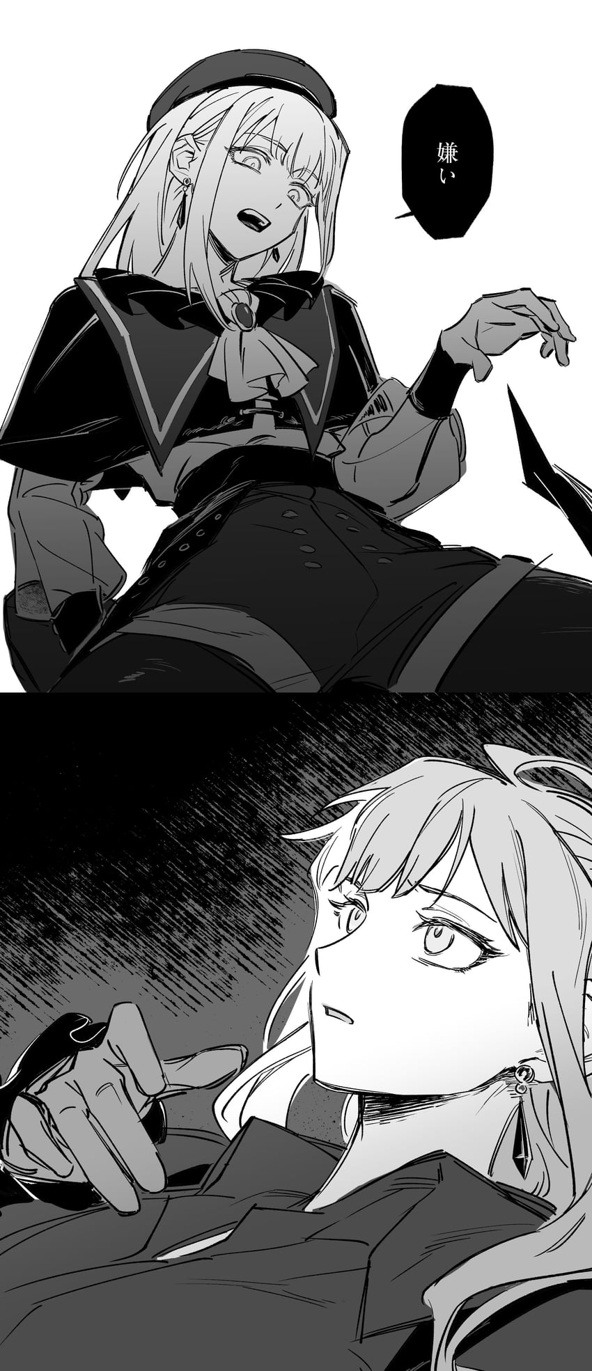 togawa sakiko, wakaba mutsumi, mortis, and oblivionis (bang dream! and 1 more) drawn by nideaneng