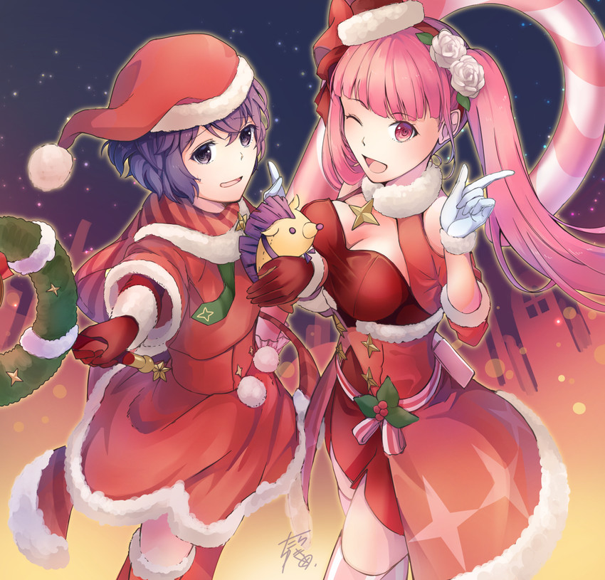 hilda valentine goneril and bernadetta von varley (fire emblem and 2 more) drawn by tarayuki