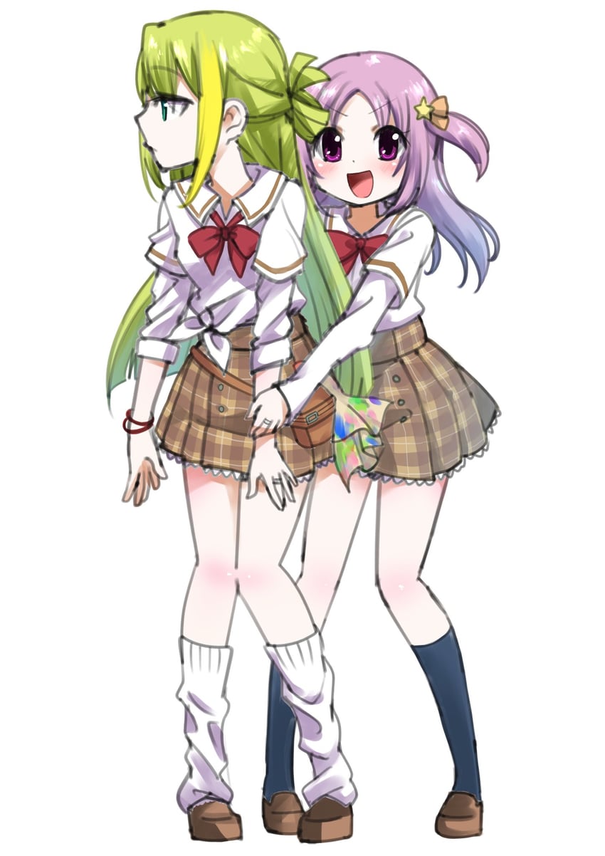 alina gray and misono karin (mahou shoujo madoka magica and 1 more) drawn by leon_ahp
