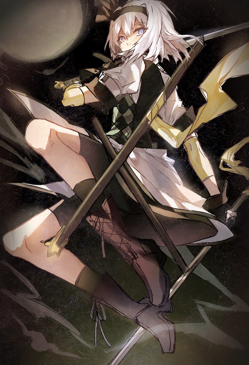 konpaku youmu (touhou and 2 more) drawn by kaneblob