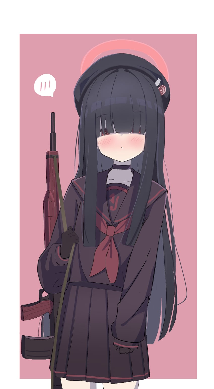 justice task force member (blue archive) drawn by mofu_00000