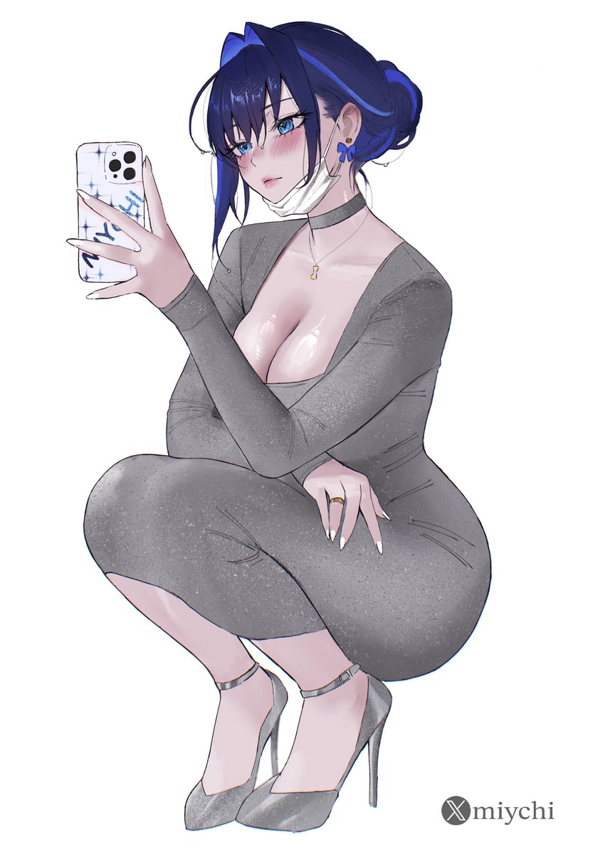 ouro kronii (hololive and 1 more) drawn by miychi